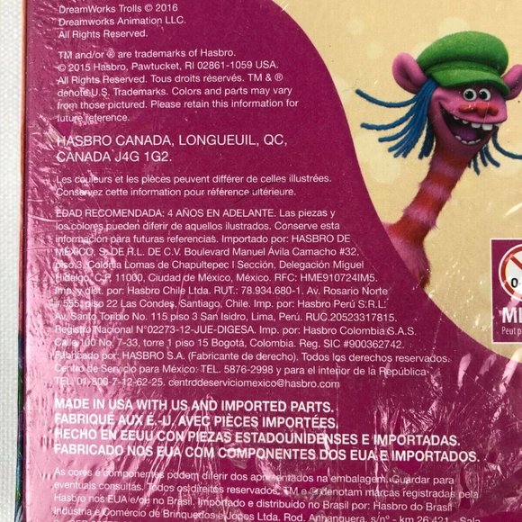 DreamWorks Trolls HANDS DOWN Game New - Picture 2 of 6